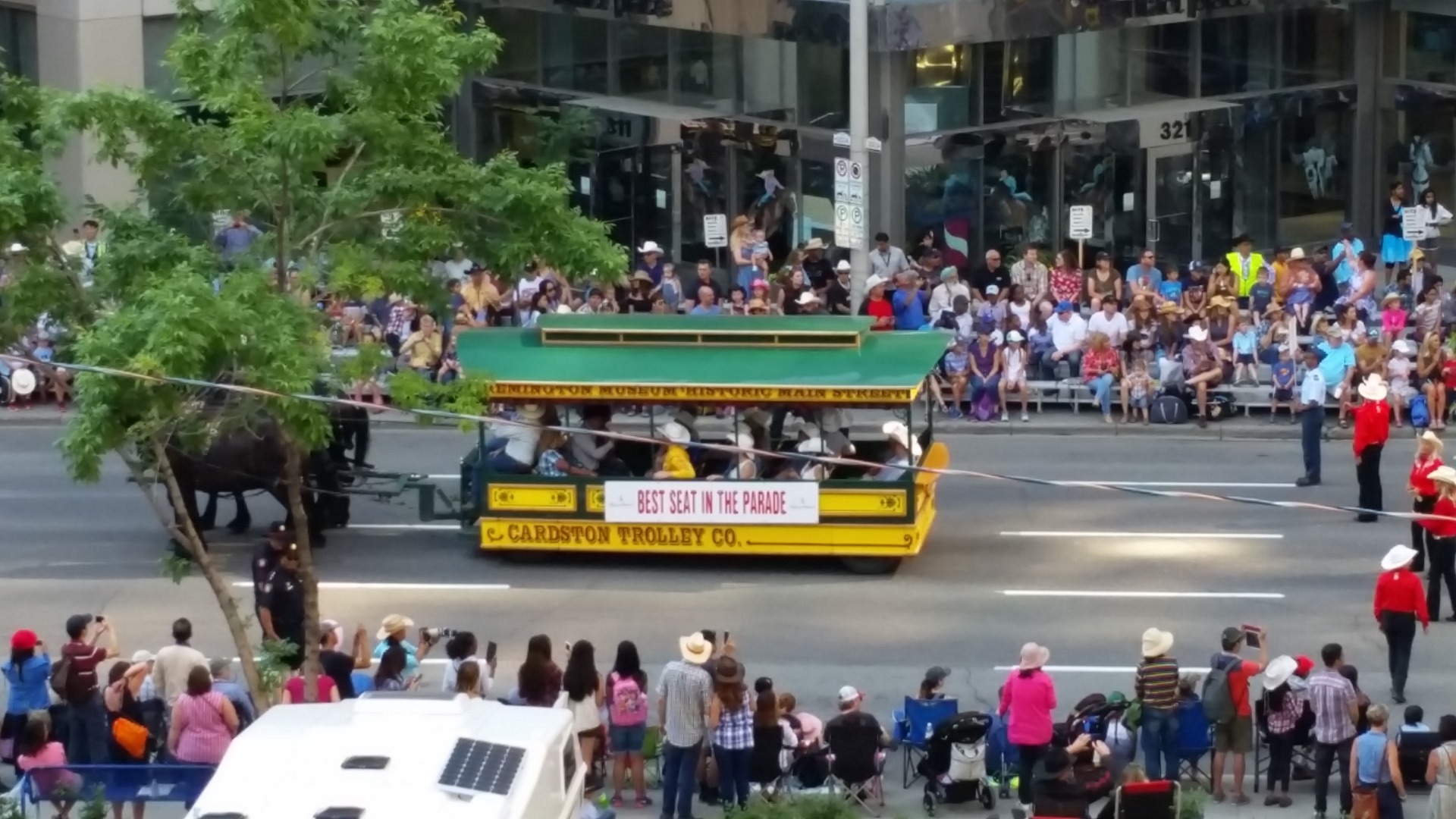 best seat in the Parade